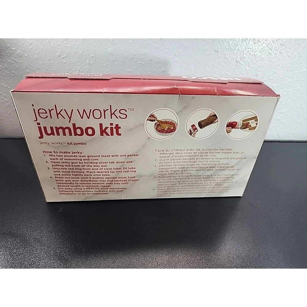 Nesco BJX-5,‎ Jerky Works Jumbo Kit, Red New